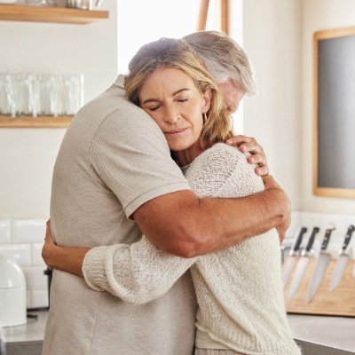 older couple hugging remedy therapy